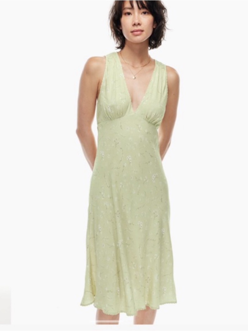 Aritzia Wilfred Orchestra Dress - Sage